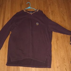 Maroon polo shirt